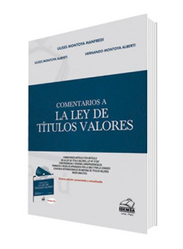 COMENTARIOS A LA LEY DE TÍTULOS VALORES